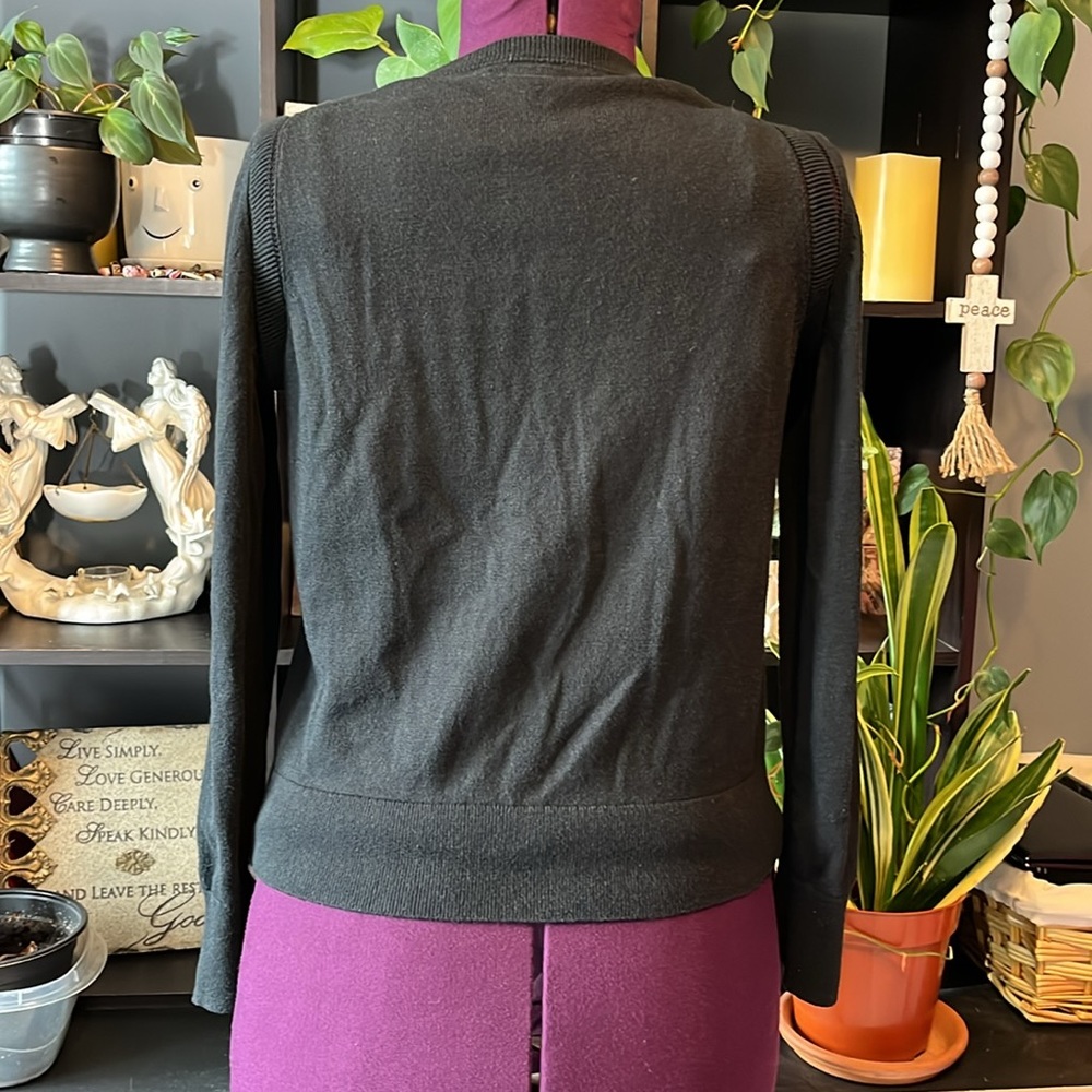 Banana Republic Black Cardigan Sweater - Picture 3 of 8